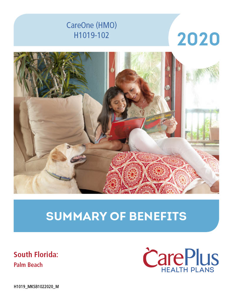 CareOne (HMO) Core Plan H1019-102 Summary Of Benefits1024_1