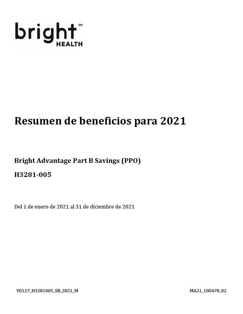 SPANISH 2021 Bright Advantage Part B Savings H3281-005 (PPO)1024_1