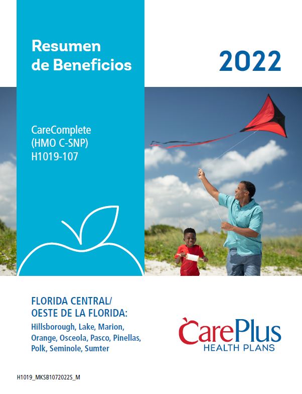 2022 CAREPLUS CARECOMPLETE C-SNP TAMPA SPANISH COVER