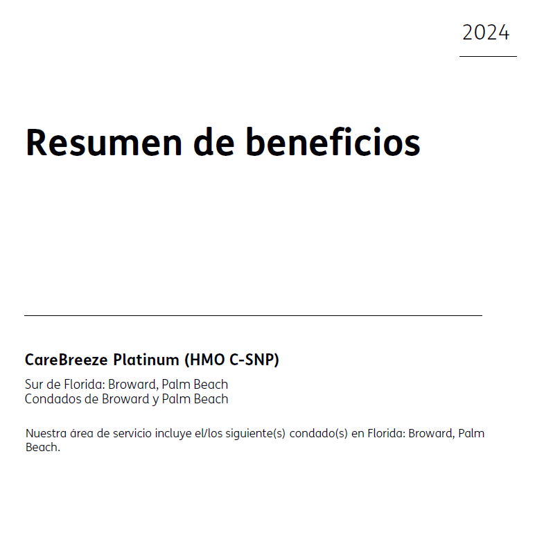 2024 CAREBREEZE PLATINUM (HMO C-SNP) H1019-124 BR PB SPANISH CVR
