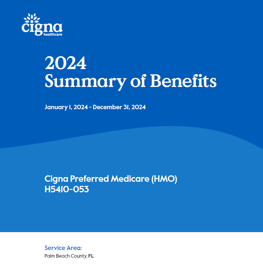 2024 CIGNA PREFERRED MEDICARE (HMO) H5410-053 PALM BEACH ENGLISH CVR