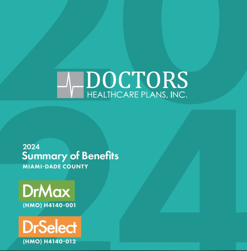 2024 DOCTORS DR MAX (HMO) H4140-001 DR SELECT H4140-012 ENGLISH COVER MIAMI