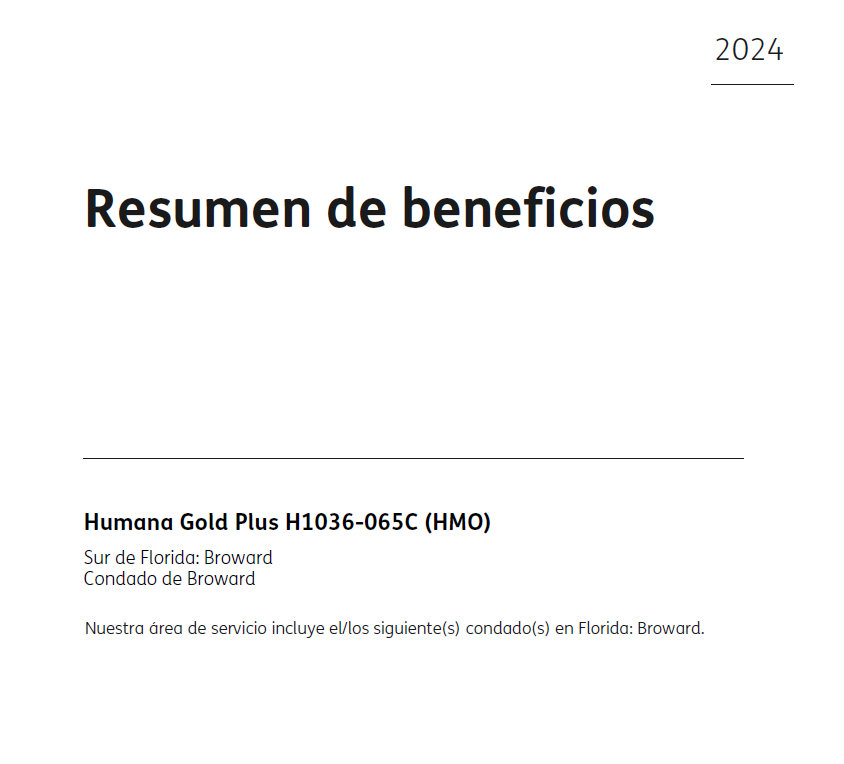 2024 HUMANA GOLD PLUS H1036-065 (HMO) BROWARD SPANISH