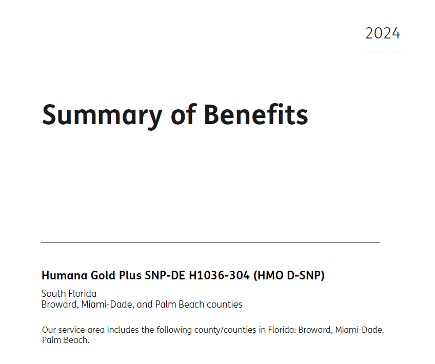 2024 HUMANA GOLD PLUS (HMO D-SNP) H1036-304 COVER MIA, BRO, PB ENGLISH