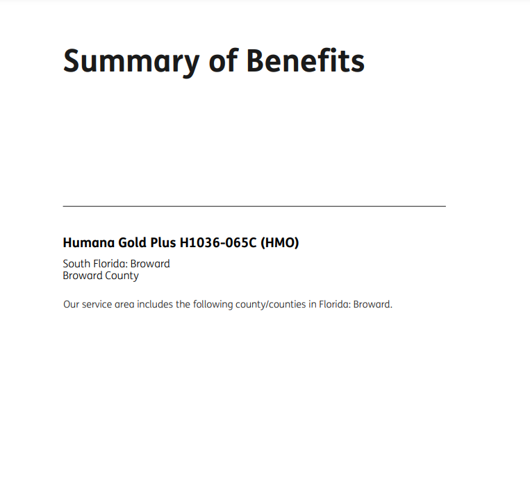 2024 HUMANA GOLD PLUS (HMO) H1036-065 BROWARD COVER ENGLISH