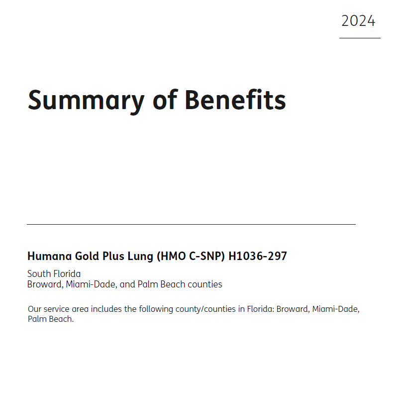 2024 HUMANA GP (HMO C-SNP) LUNG H1036-297 MIAMI, BROWARD, PALM BEACH COVER