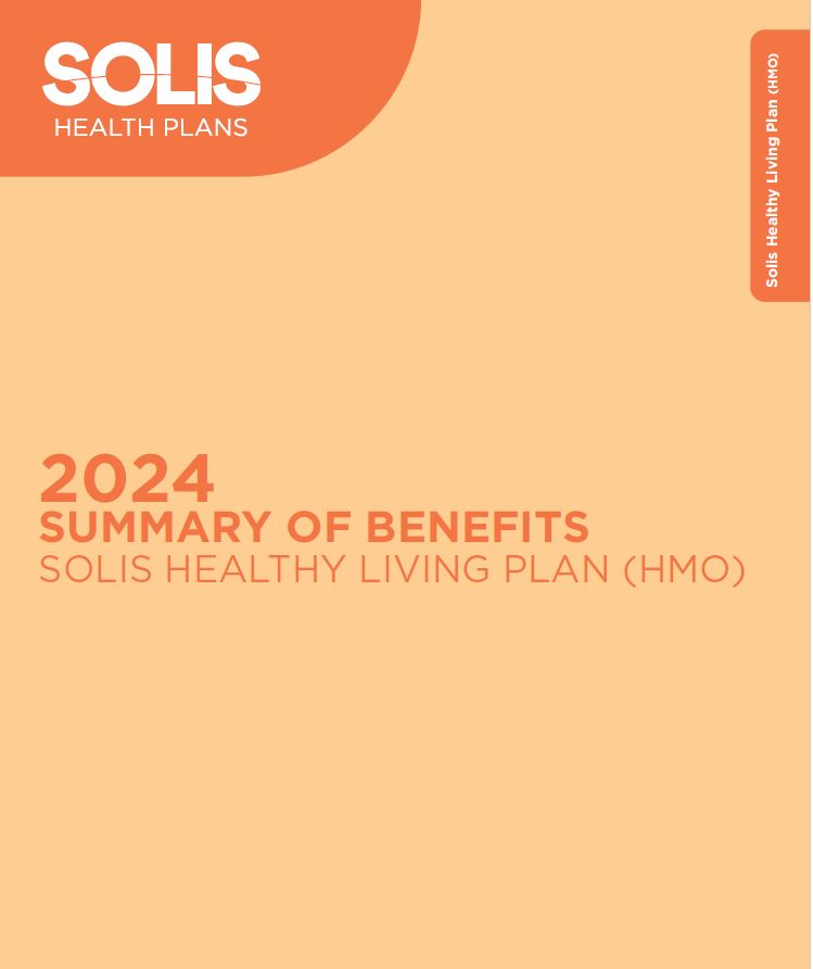 2024 SOLIS HEALTHY LIVING PLAN (HMO) H0982-007 BROWARD ENGLISH CVR