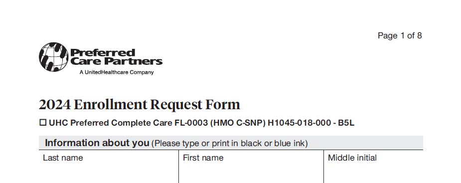 PCP PREFERRECARE COMPLETE CARE (HMO C-SNO) H1045-018